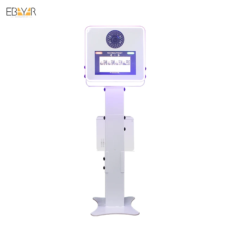 Adjustable photo booth  Amazing portable robot shell take photo with family and friends photo booth for rental party use