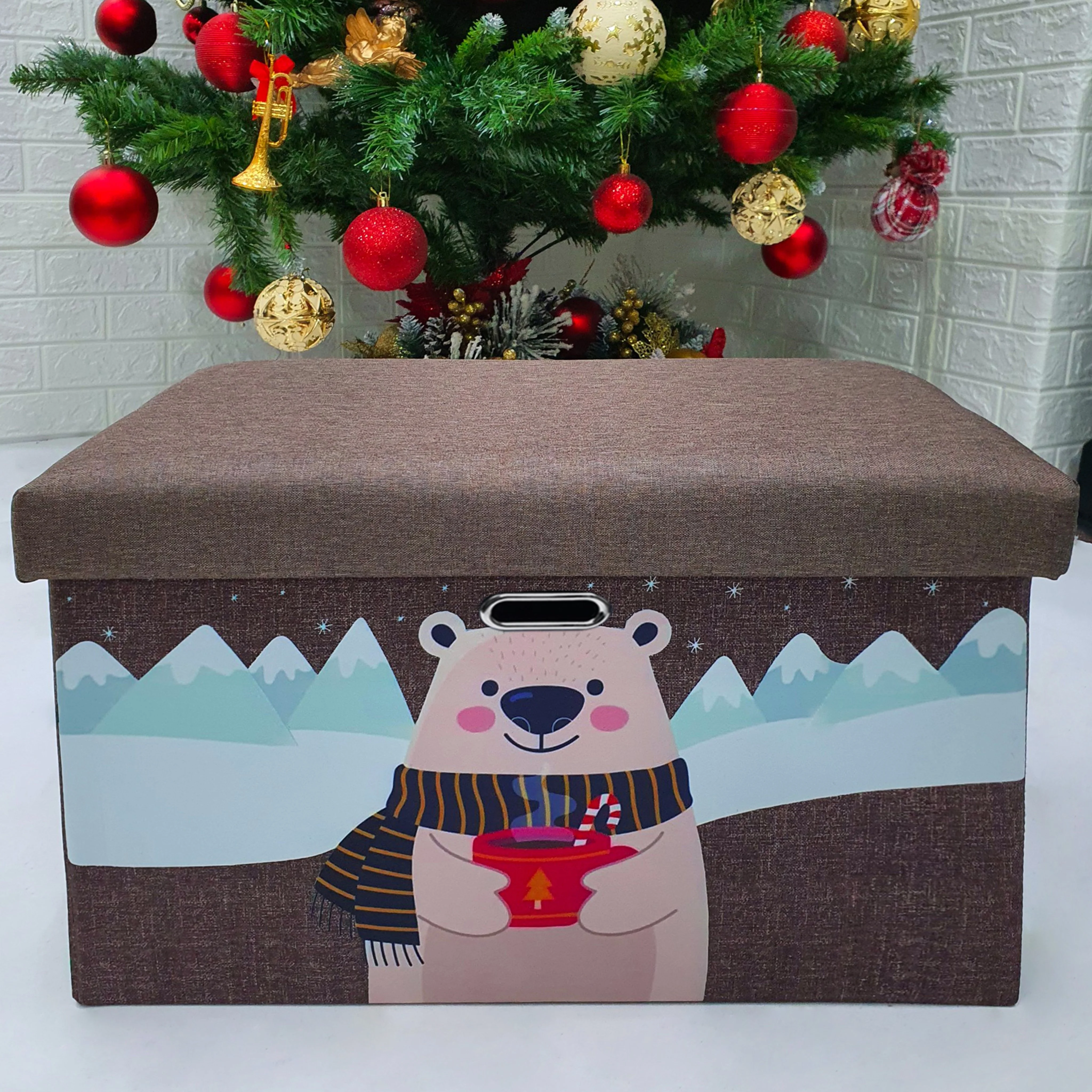 MA04.1 Foldable Ottoman Storage Box for books kid toys sundries OEM Customized Factory Price home storage & organization