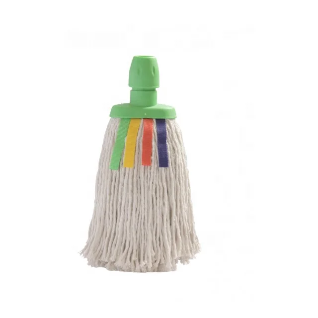 Green Color Genuine Cotton Mini Mop Without Band In Low Cost