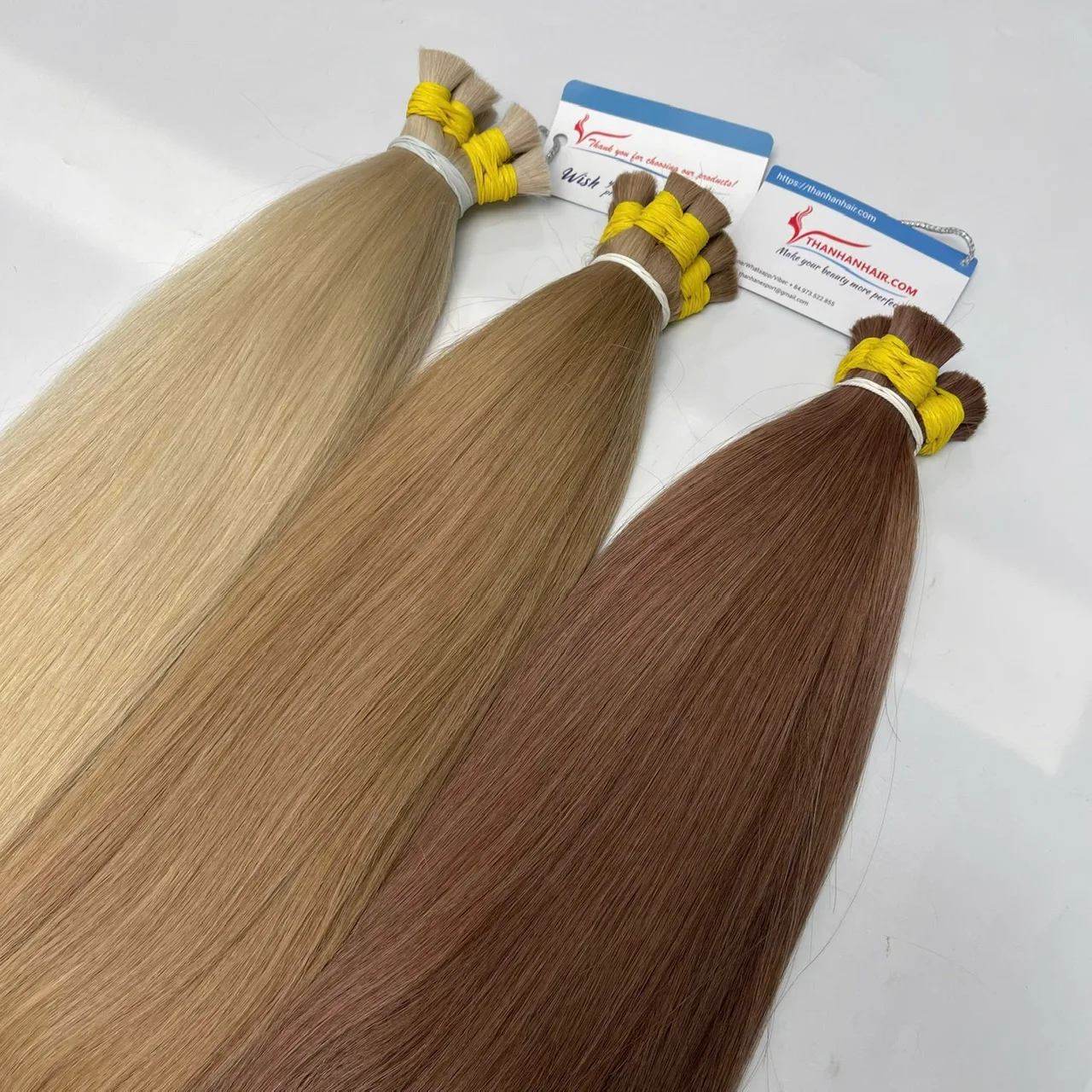 Wholeprice High Quality Bulk Hair Human Hair Hair Extension No Shedding No Tangles