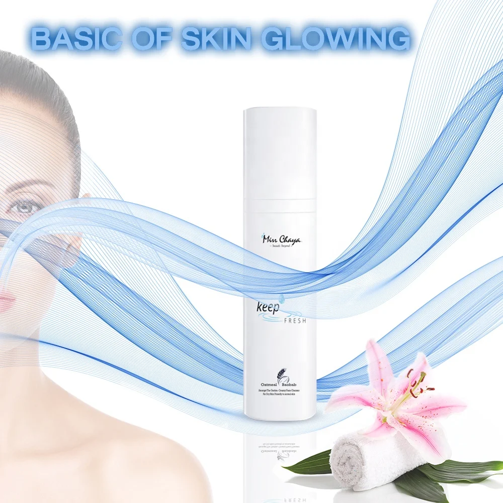 MISS CHAYA Bio organic Creamy Foam Face Wash Oatmeal Baobab Fruit Green Tea Thailand Beauty Products European Certificate Hot