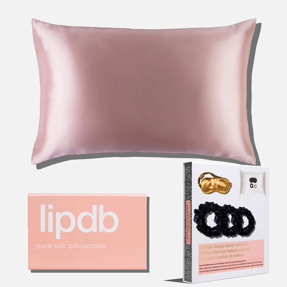 100% pure silk pillowcase Embroidered Silk Pillow Cover ECO-Friendly for Home Hotel Gift 1 Piece Pillow Cover