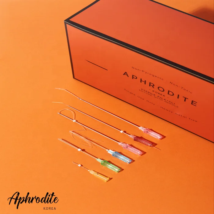 Новинка 2021 Корея лифтинг лица PDO THREAD APHRODITE 3D 6D COG LIFTING CE