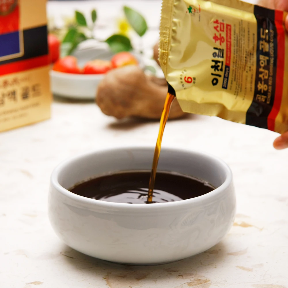 Korean Red Ginseng Liquid_100% pure extract_Top quality hot sale Health Foods_Good for VIP gift