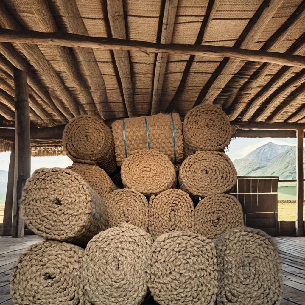 Hot sales 2024 Coconut plain export coir mat from Vietnam for outdoor paving Size 0.4*10m, thickness 35mm 100% natural