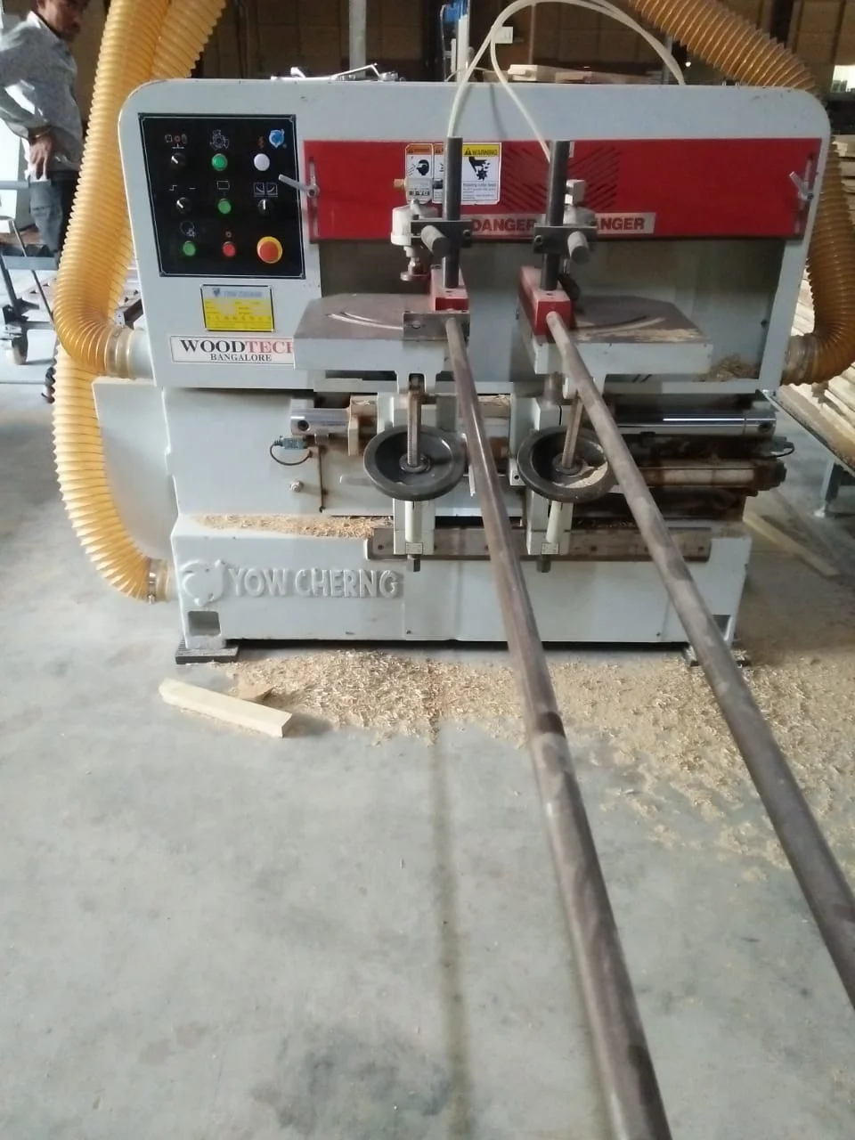 Vintage industrial barrel styled mango wood wine rack cabinet