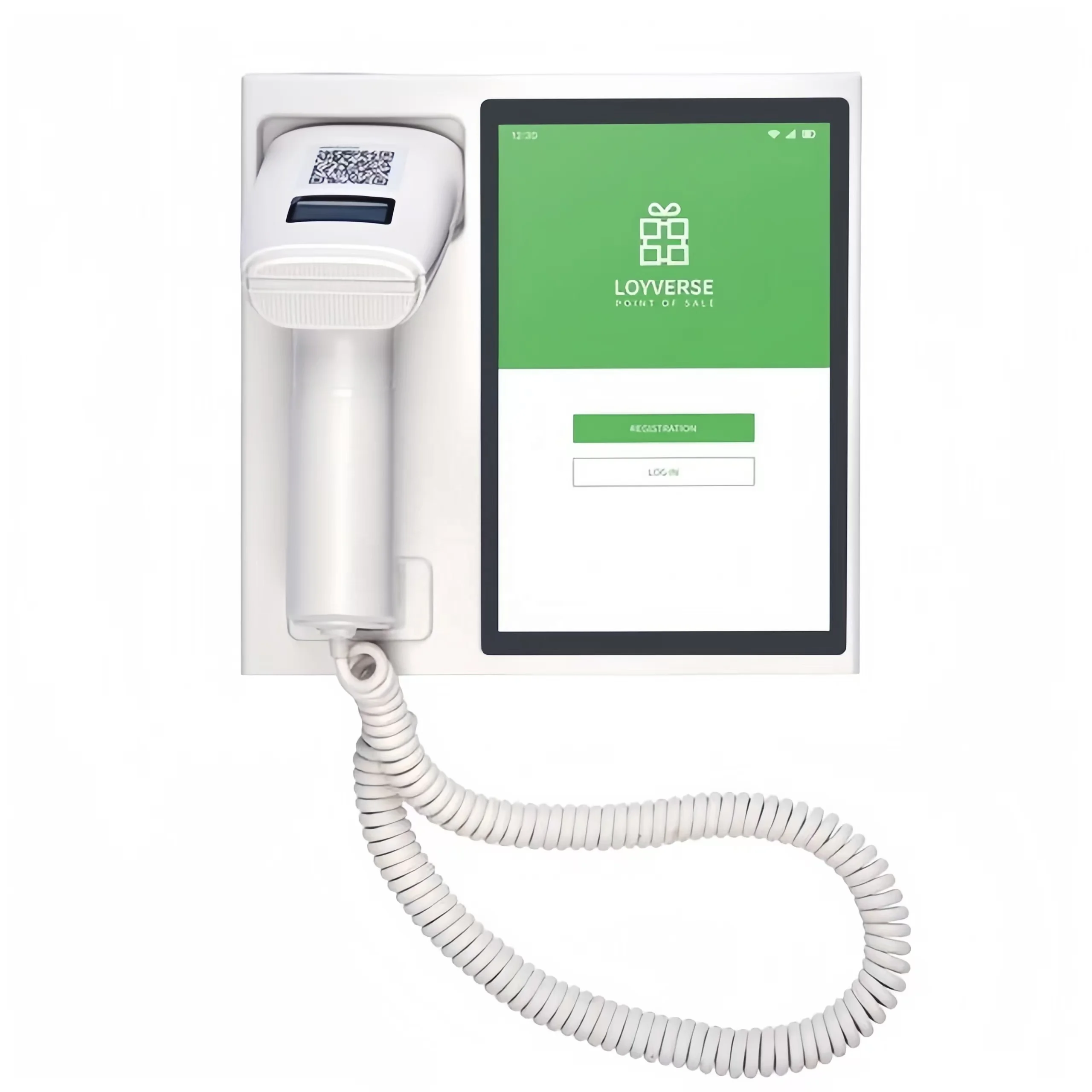 Android Tablet POS with Barcode Scanner 8 inch Touch Big Screen  POS Loyverse for Retail Store