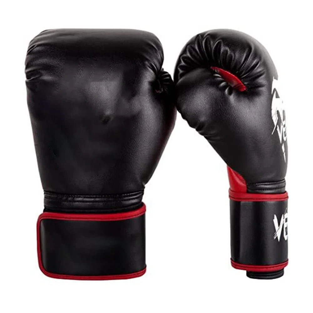 Boxing Training Gloves custom design leather red molding liner boxing gloves  top quality