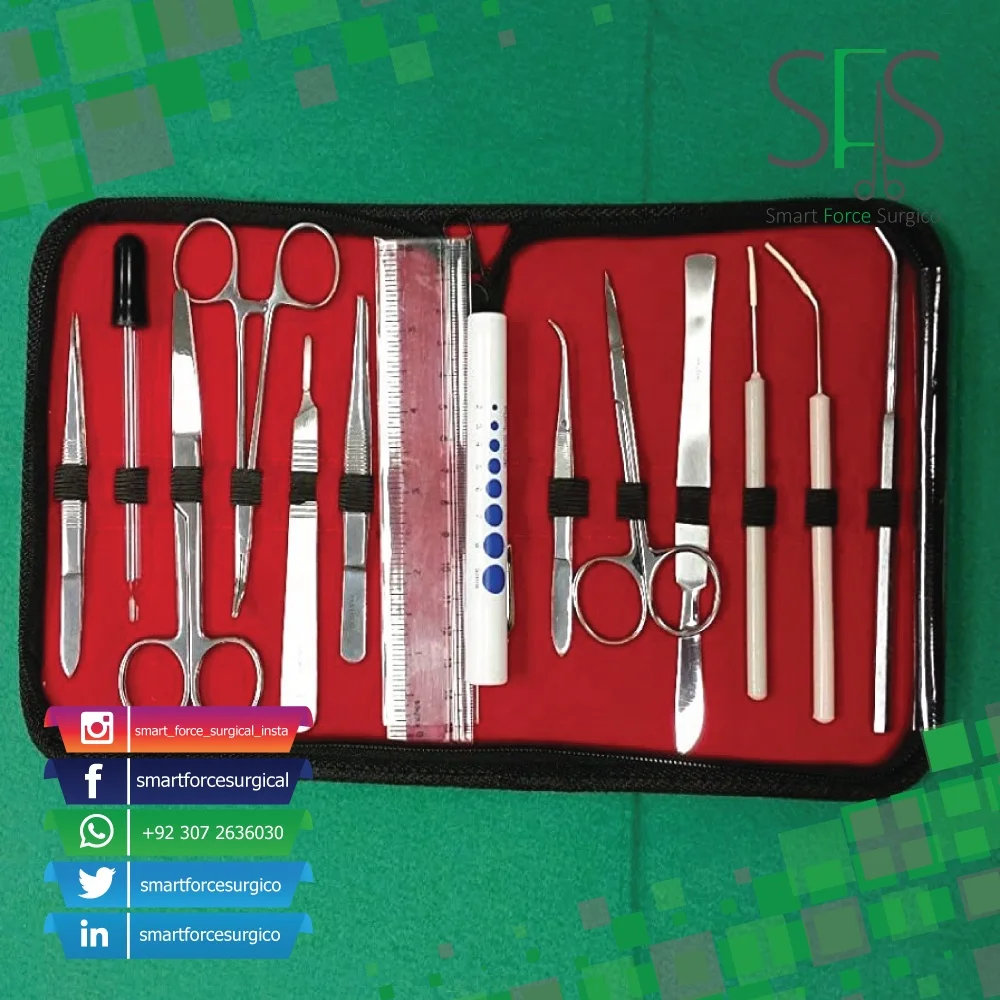 Advanced 2021 Student Dissection Dissecting Kit 6 T Pins Biology & Anatomy tools Medical Student Surgical Instruments Set Kit