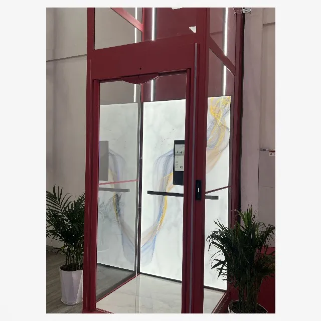 4-12m lifting height 3 floor small residential lifts home elevators hydraulic house elevator with cabin