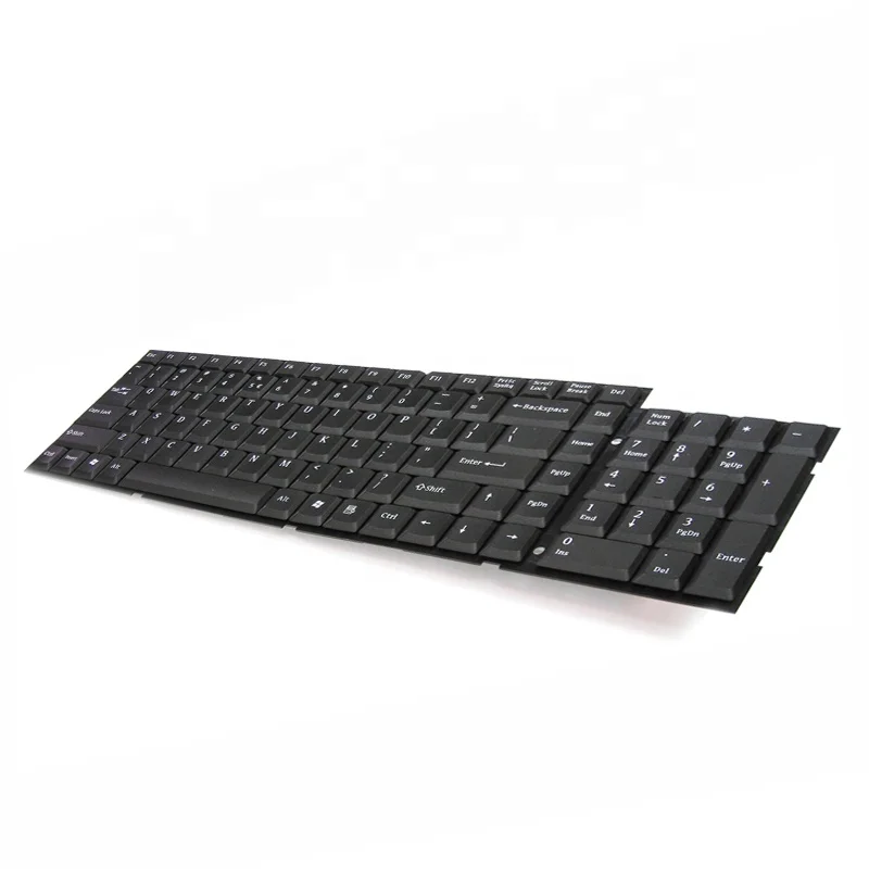 Industrial Desktop Scissor-type Membrane Switch Keyboard with Numeric Keypad