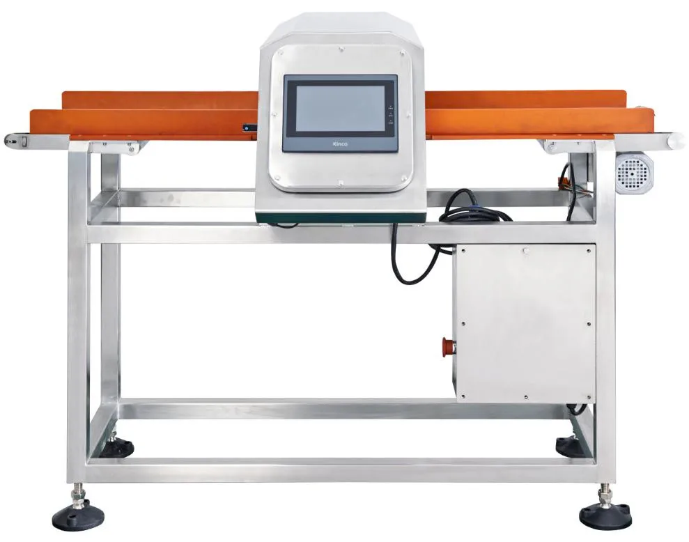 Accurate horizontal automatic industrial metal detector for food pharmaceutical chemical textile clothes
