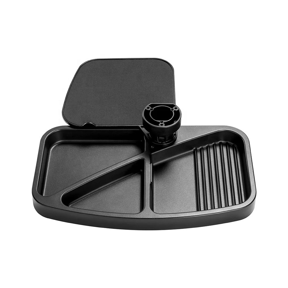 Under Desk Organizer Swivel Adjustable Drawer Storage Mouse Tray