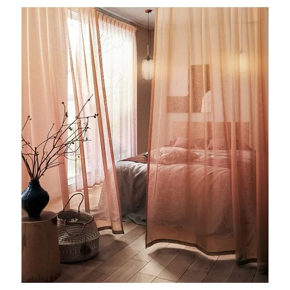 A popular curtain fabric made in Japan that enriches the space with its sheer gradation.