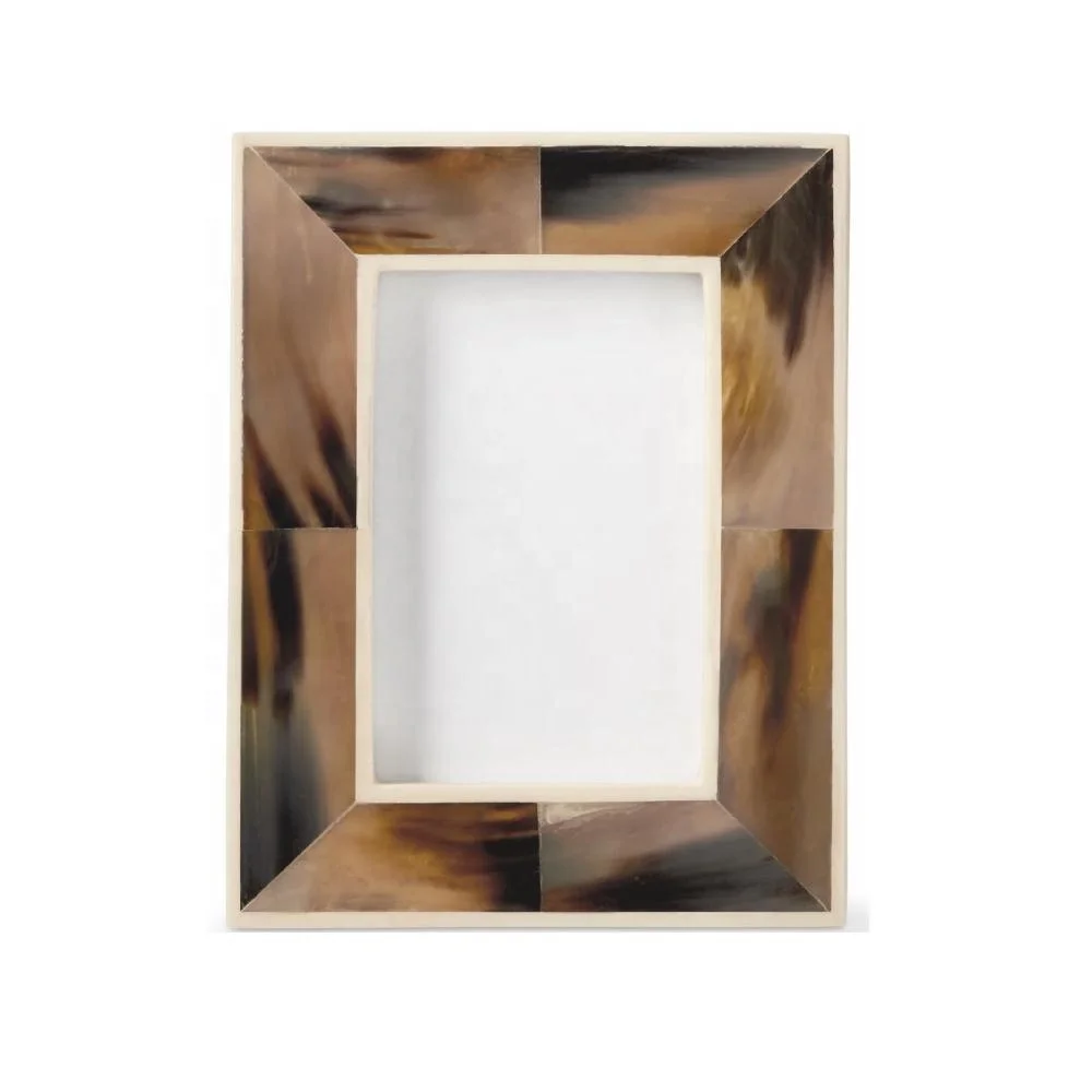 Hot Selling Glass Bead Black With White Dots Picture Photo Frame with MOP Work Table Top Desk Photo Frame Decorative Photo Frame