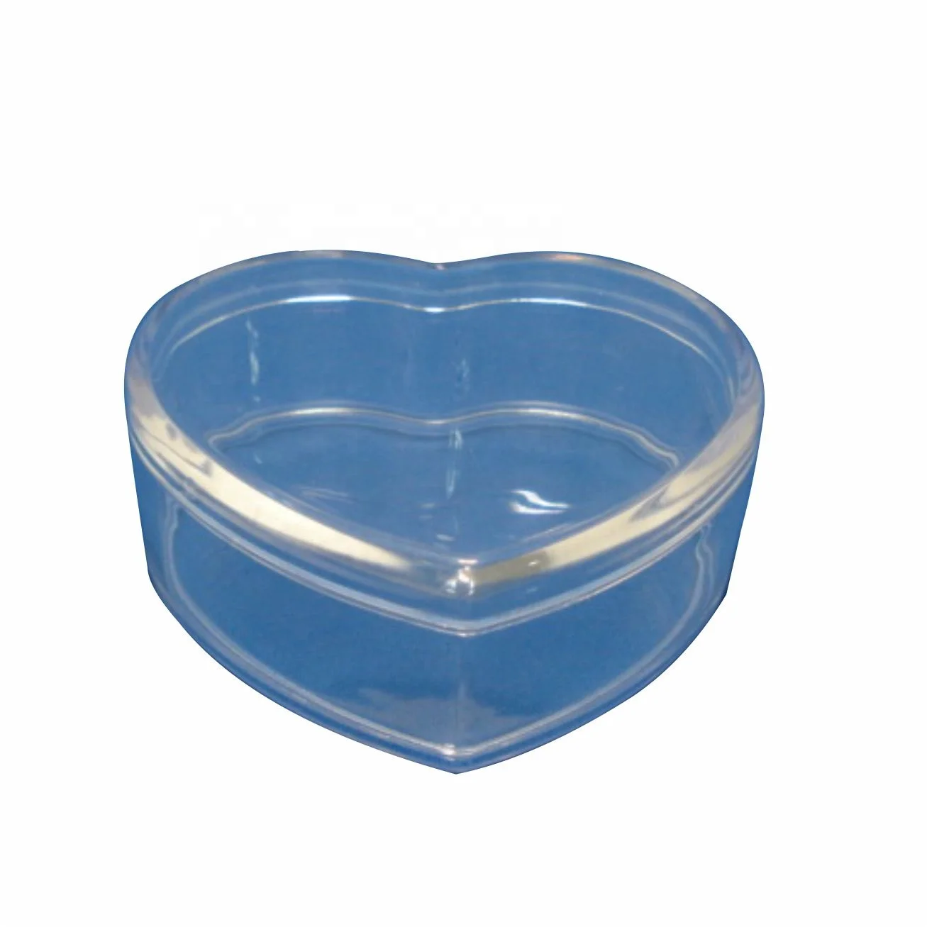 Heart Shape Acrylic Heart Candy Box Case