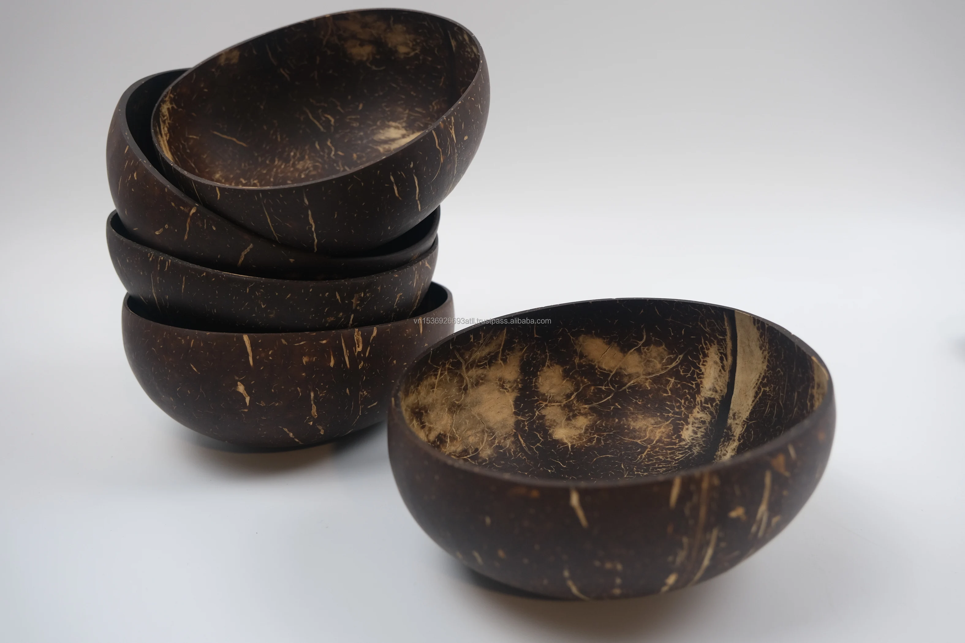  Лидер продаж на Alibaba оптовая продажа набор посуды из кокосовой чаши и лаковой кокосовые