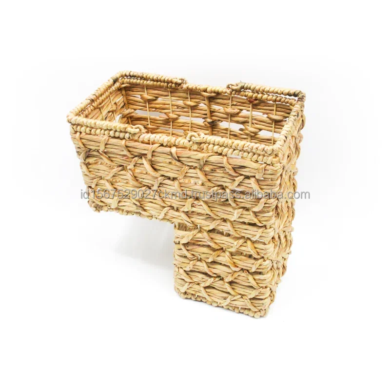 Handmade Rattan Storage Basket Garden Plant Flower Pot Foldable Seagrass Straw Hanging Woven Premium Quality handmade Designer