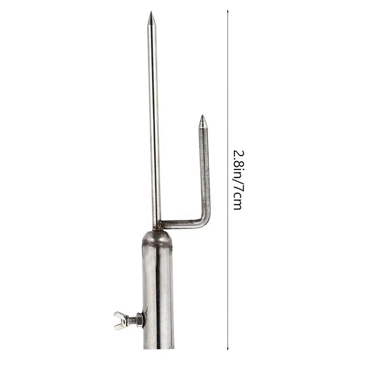 Stainless Steel Beach Umbrella Ground Anchor Sand Screw Stand Holder for Lake and River Fishing Pole Anchor