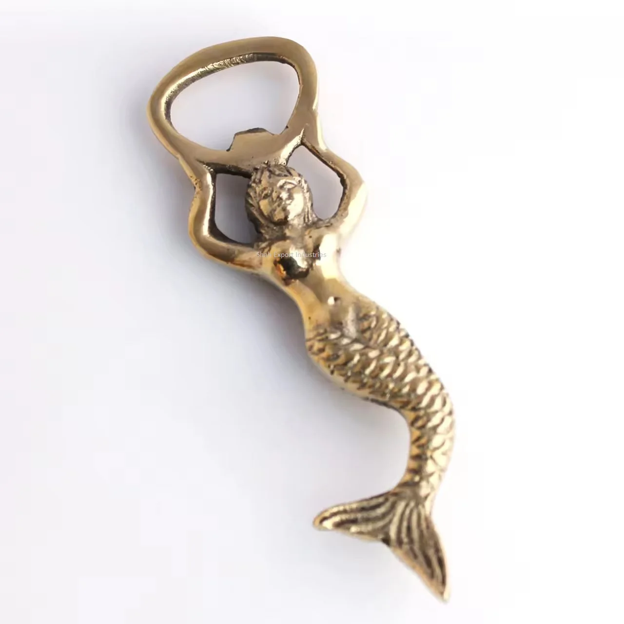 Golden Brass Queen Shape Bottle Opener for Table Decor Mermaid Ladies Sculpture Bottle Opener For Bar ware & Parties