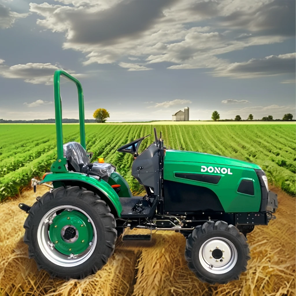 China-Made Durable 25HP 4WD Multifunctional Electric Tractor Low Noise Wheel Tractor with Motor Core Components