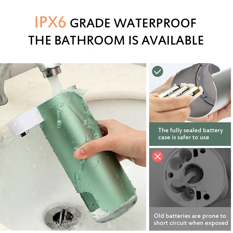 P5 Rechargeable Aluminum Foam Auto Soap Dispenser 330ML Automatic Foaming Sensor Liquid Dispenser Hand Wash Machine 2 Gears IPX6