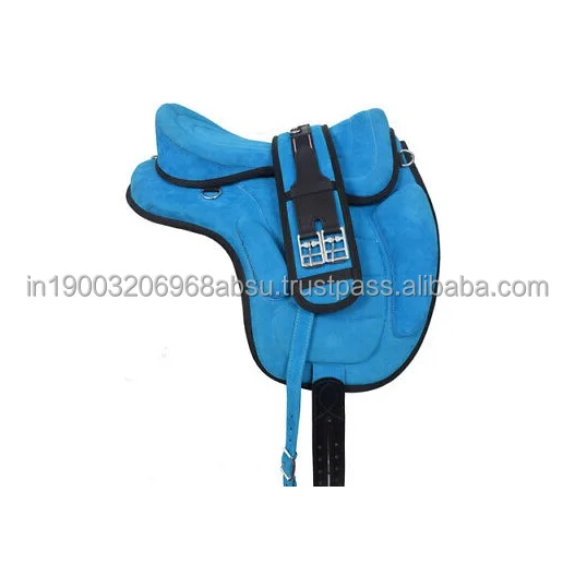 Treeless Freemax Suede Synthetic Saddle With Matching Girth for Sale