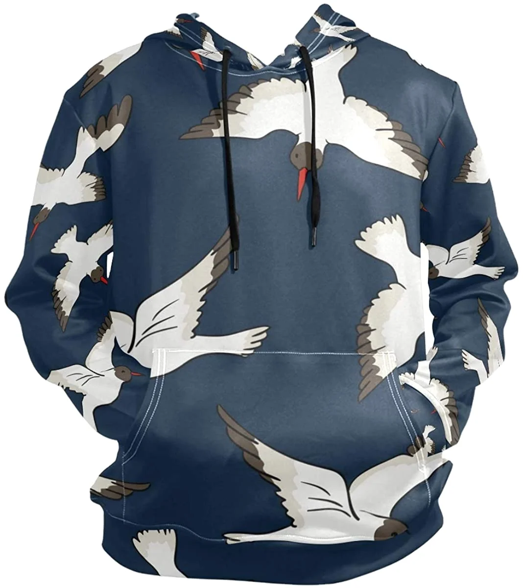 Индивидуальный дизайн, пуловер с принтом волка, толстовки с карманами, повседневная одежда высокого качества