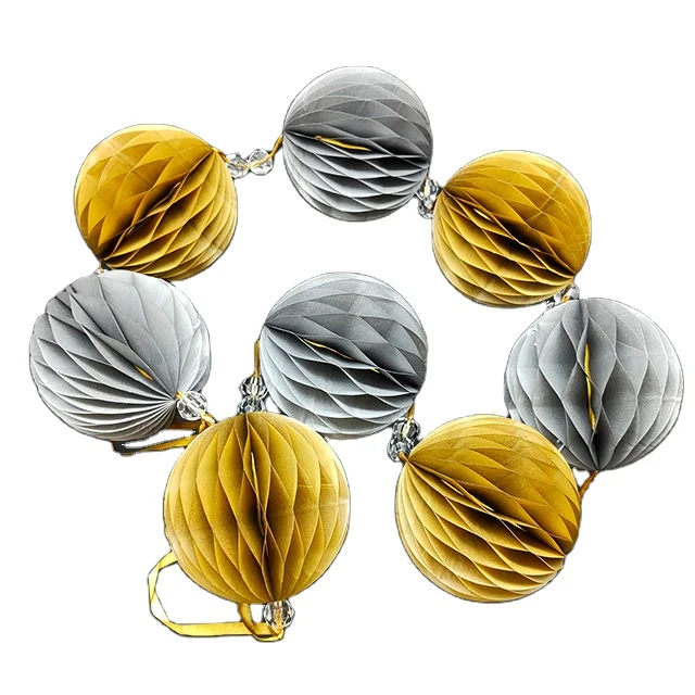 Ball bunting garland for party christmas decoration CE 2P068 (10000003467126)