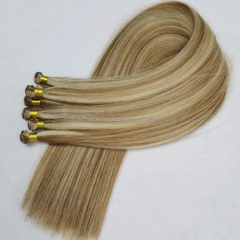 Оптовая продажа натуральных перуанских кератиновых волос ручной работы Remy Peruvian