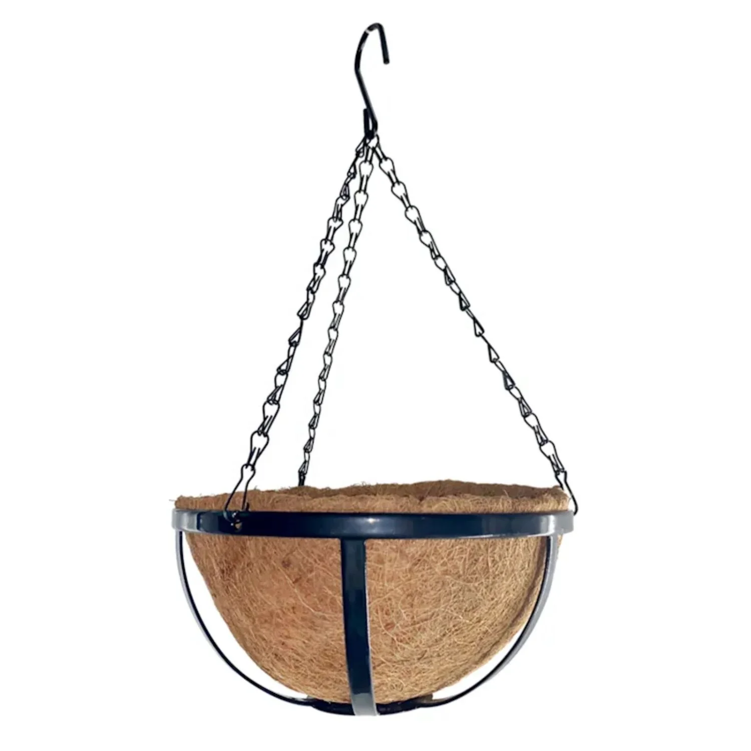 High Quality Coconut Mix Metal Green Touch Rattan Flower Pots and Planters Best Price Home and Garden Wholesale with Basket