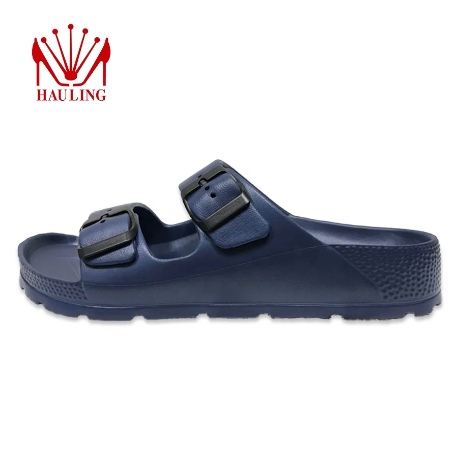 HOT EVA Summer Fashion Two Straps Birken Style Sandals Injection Beach Unisex Slipper EVA Foam Sole EVA sandals men