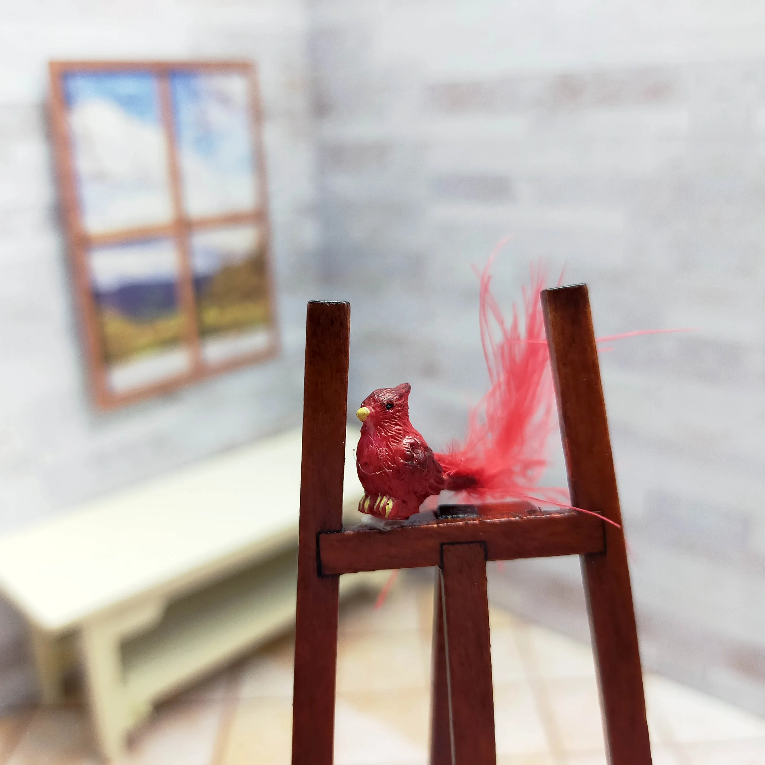 Miniature 1:12 Wood Dollhouse Kids Playroom DIY Toy for Young Creatives