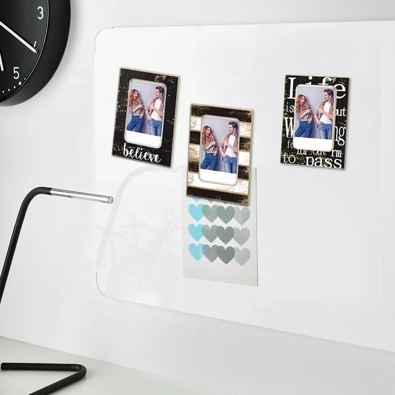 Прозрачная акриловая забавная шестисторонняя квадратная кубическая фоторамка картина