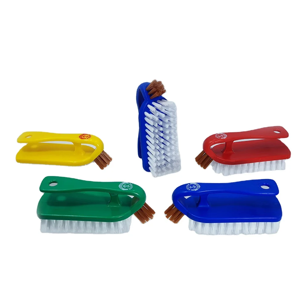 New Scrubbing Brushes Thailand Anchor Iron Shape Scrubbing Brush With Tuft For Multipurpose Cleaning