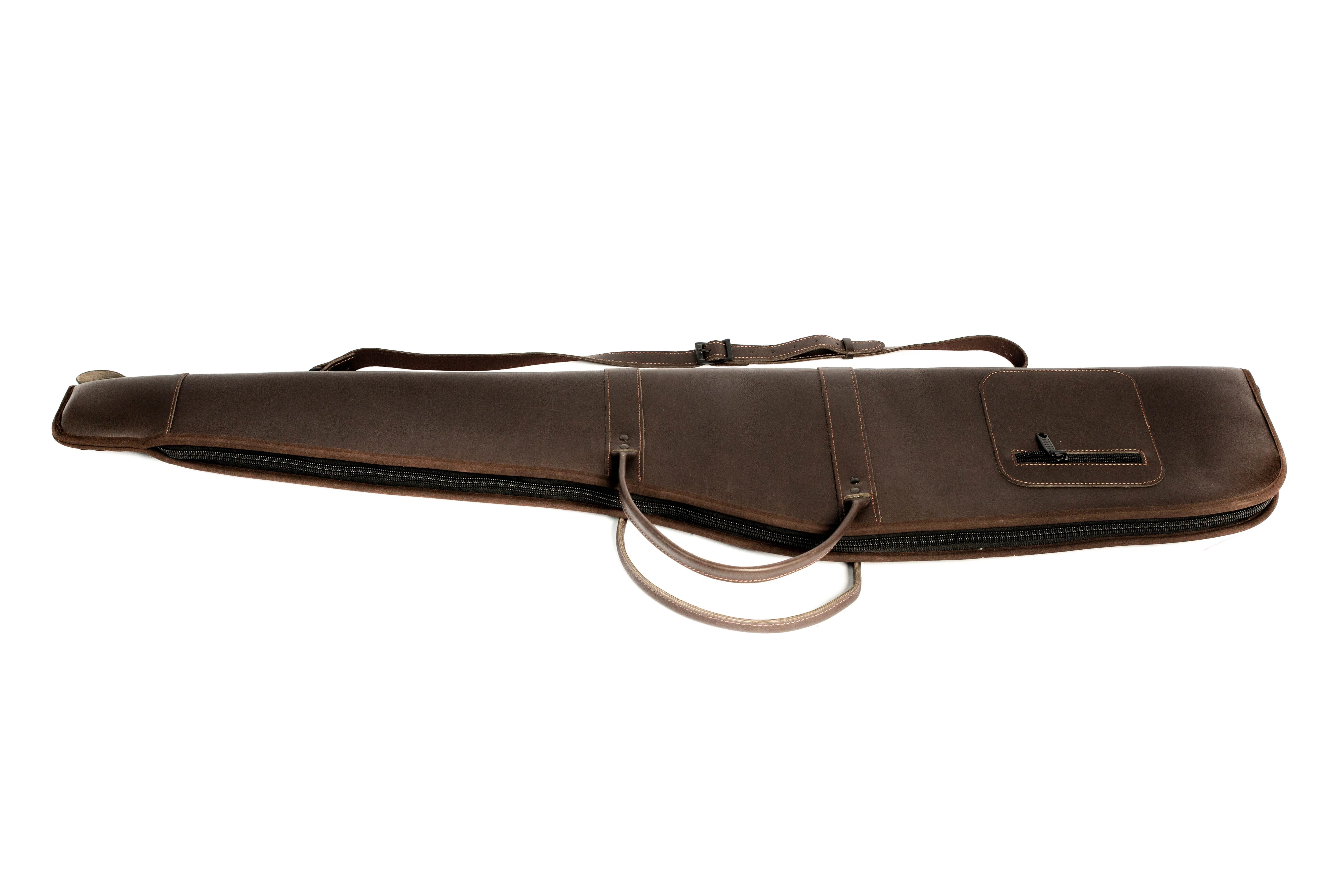 Hunting Accessories Real genuine leather Long Sniper Rifle cases Gun Slip bag shooting gun bag weapon bag
