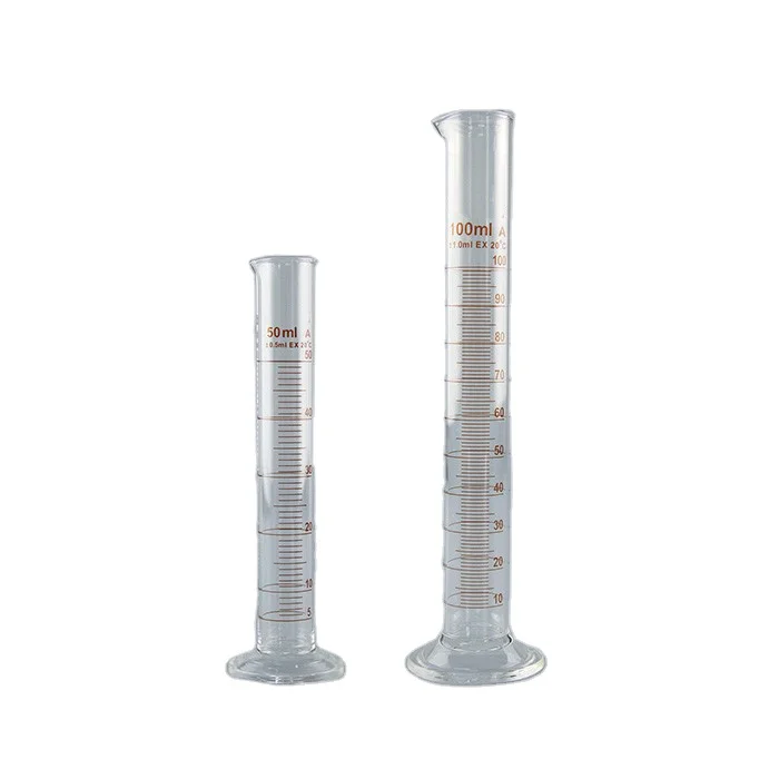 25ml tee shape measuring cylinder glass measuring cylinder with stoppers
