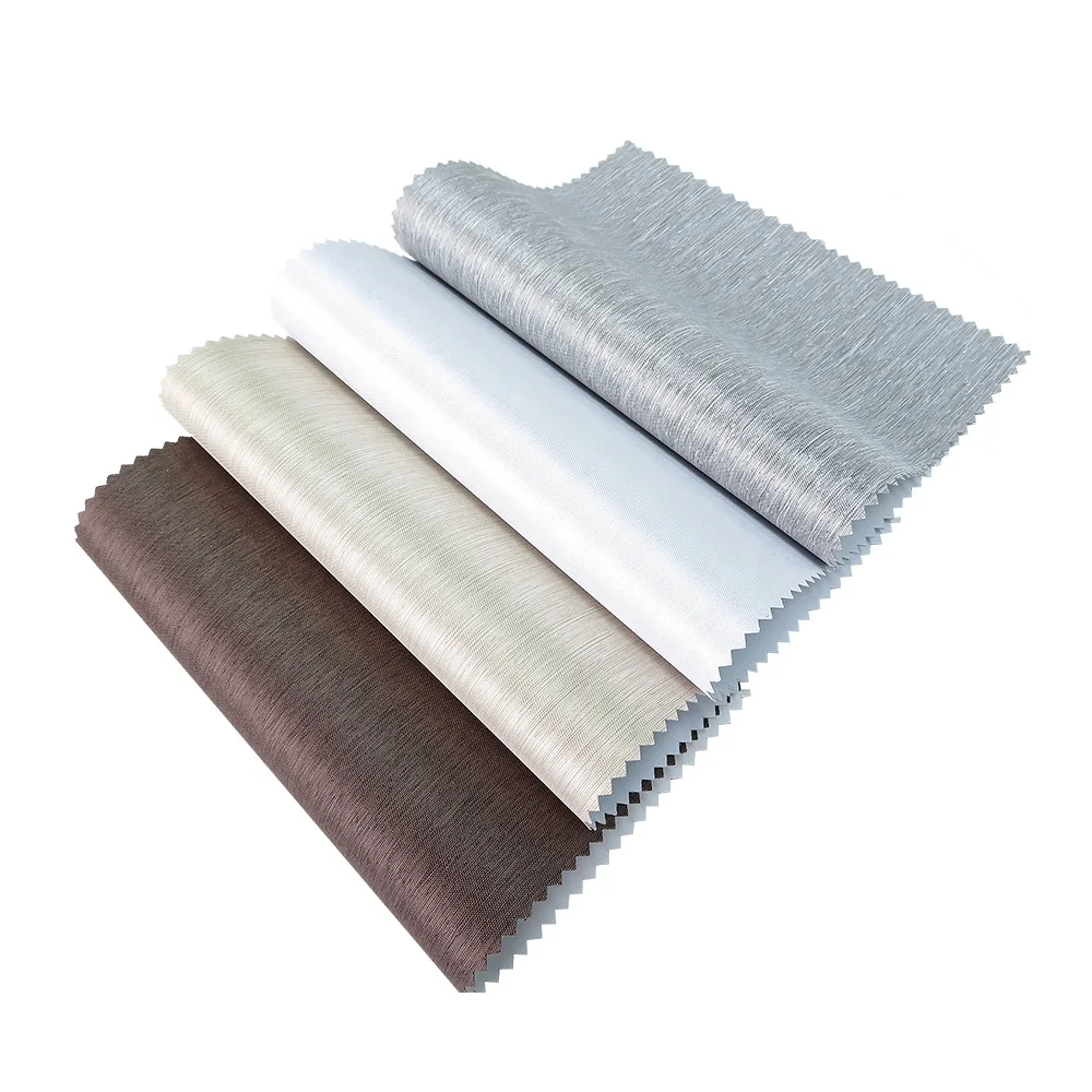 Line Total Blackout Roller Blinds With Pvc Windows Plain Fabric Polyester 50 M Rolls for Stock