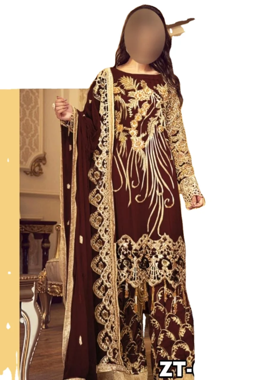 Новинка 2021 стильные элегантные тяжелые шифоновые платья с вышивкой