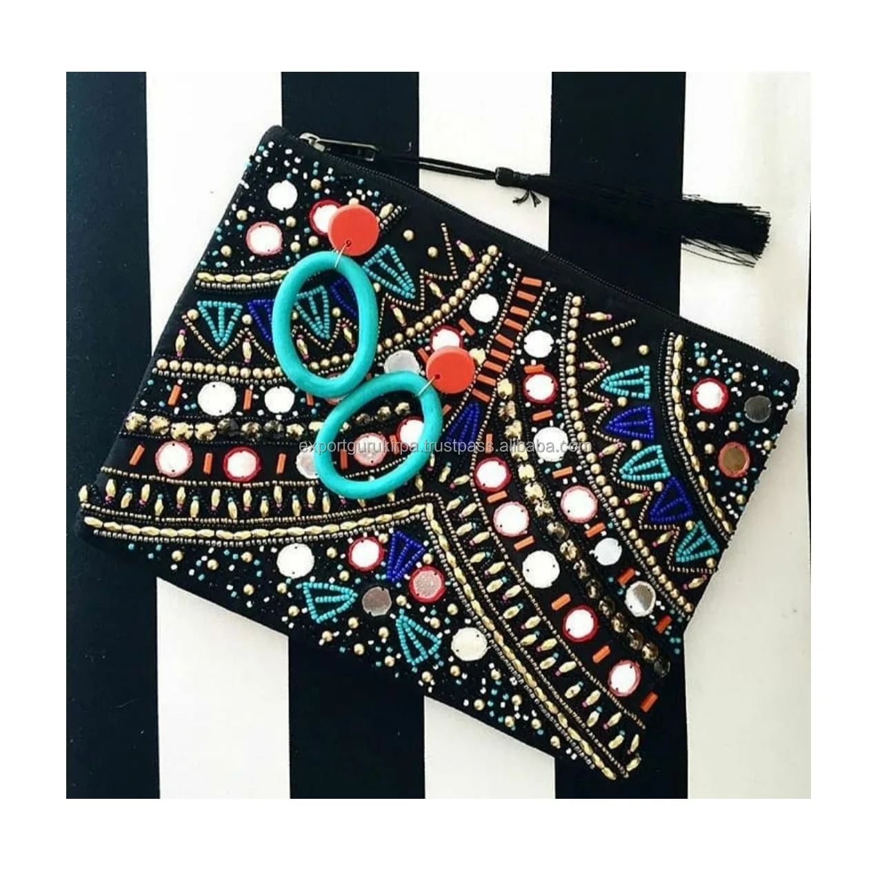 Direct factory transfer Wedding Clutch bag wholesale Ladies Clutch Bag Indian Handcrafted Evening Bag Handbag Guru Kirpa Export