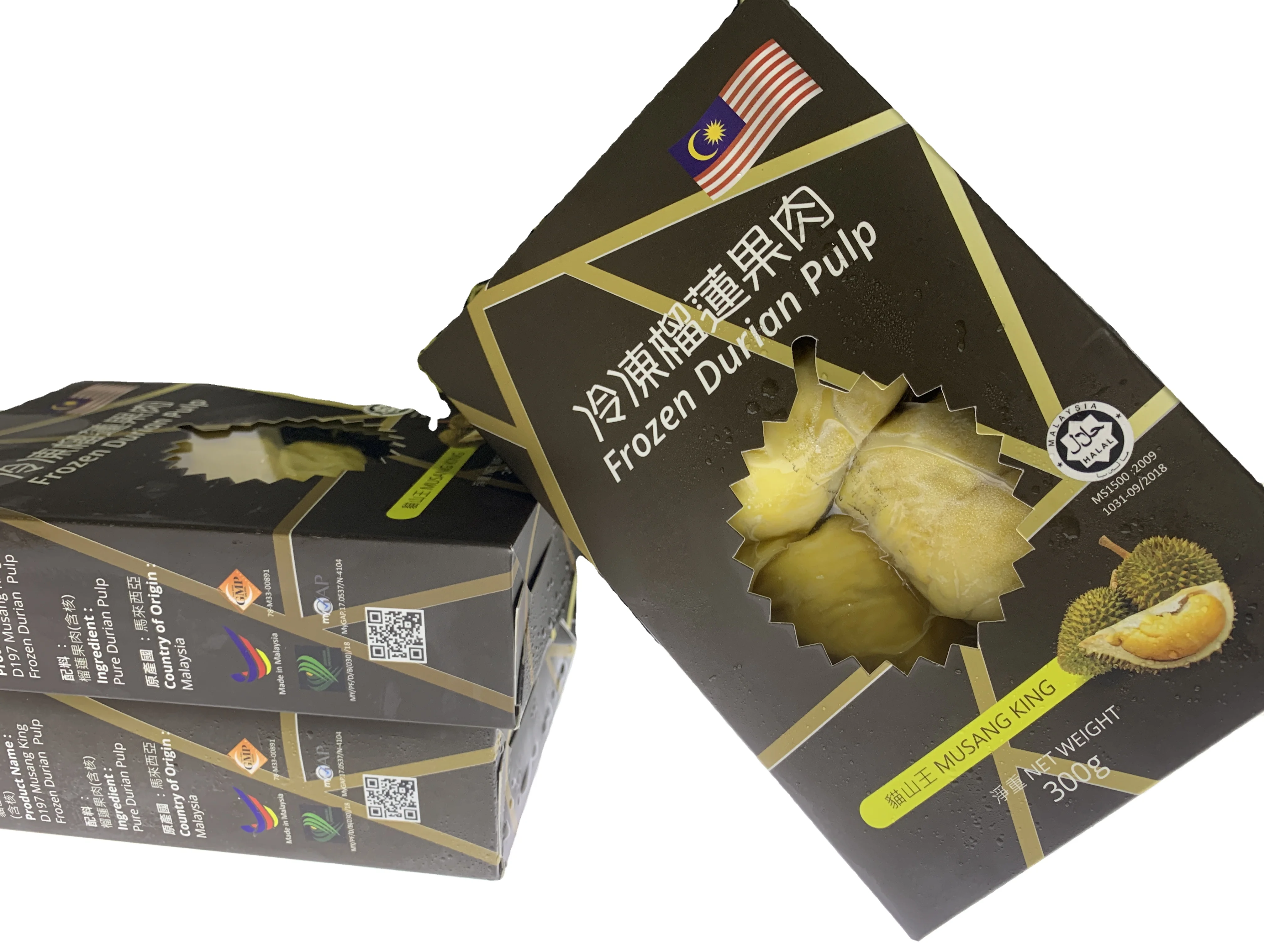 D197 Musang King Frozen Durian Pulp in Malaysia