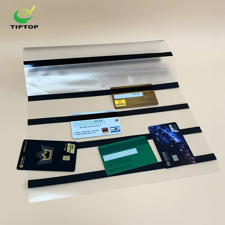 Tiptop Factory Wholesale Price Magnetic Stripe Overlay Film for PVC ID IC Card
