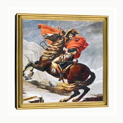Top View Reproduce hand painted wall art Napoleon Bonaparte on his horse for living room