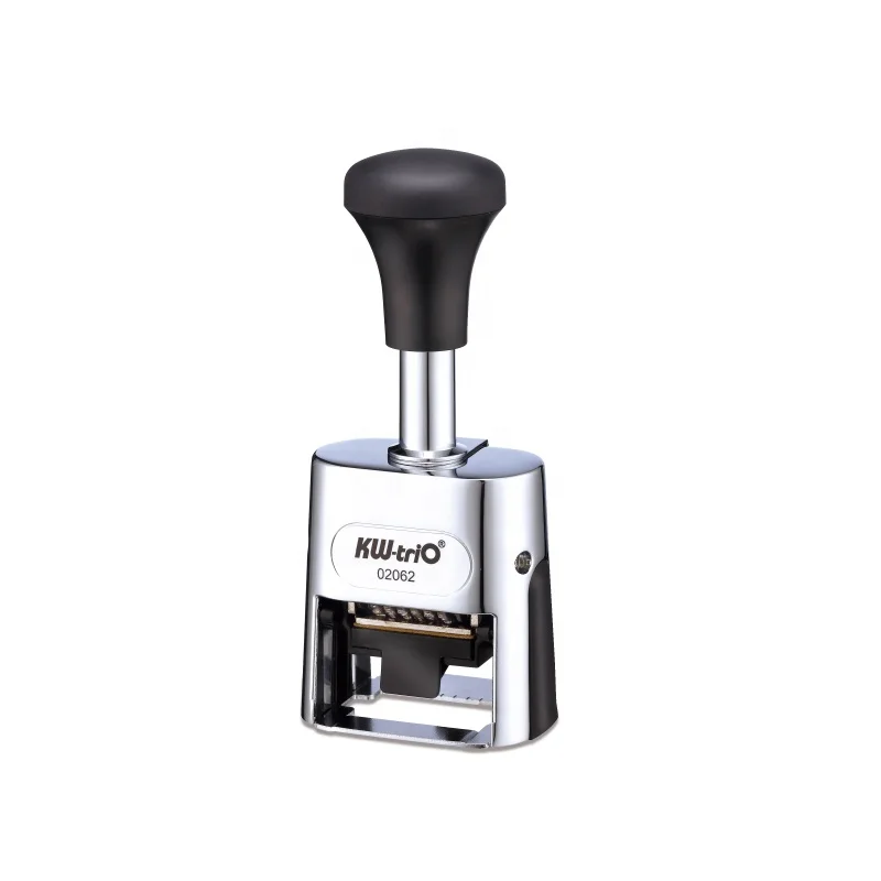 Heavy Duty 6 digits Self-inking Automatic Numbering Machine with Interchangeable Textplate