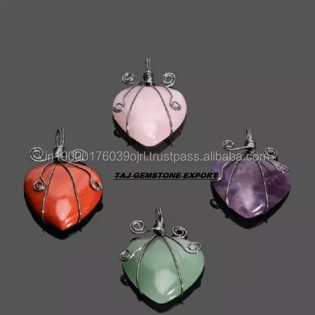 New Latest Crystal Gemstone Healing Seven Chakra Crystal Small Orgone Orgonite Pyramid Pendant For Crystal Wedding Gift Sale