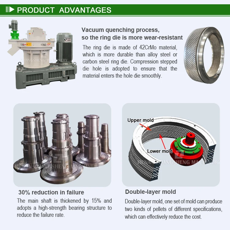 high output 1-10t/h kl 300 oak sawdust wood pellets machinery cyprus 6mm wood pellet making machine