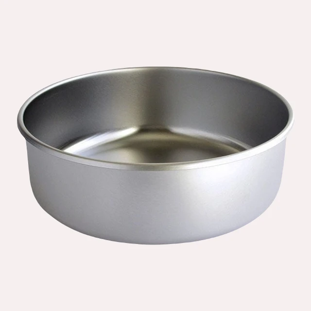 Eco-friendly Puppy Bowl Food Pet Feeder Dog Feed Container Cat Food Bowls Silicone Bottom Anti-slip Stainless Steel Dog Bowl JE