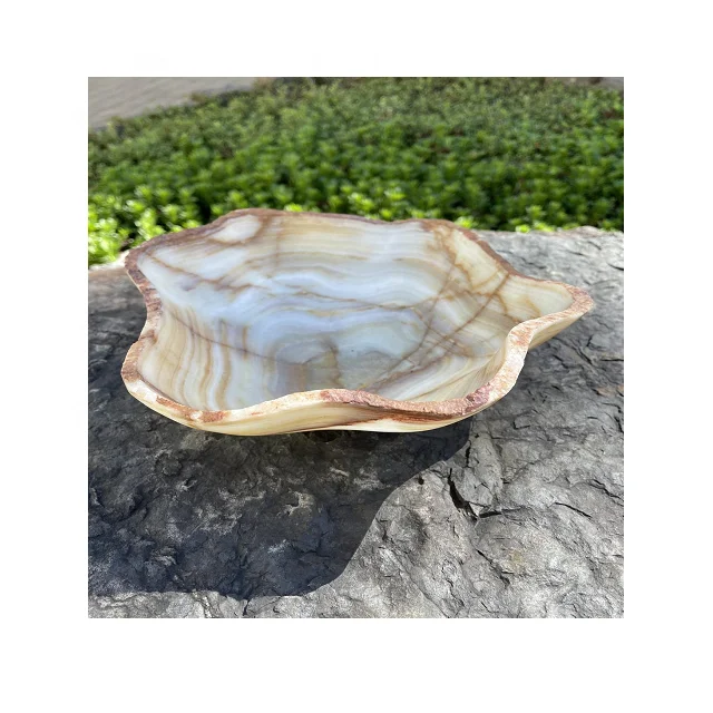 Wholesale Modern Premium Quality Fruit Bowls Fine Polished Onyx and Marble for Kitchen and Hotel 1-Year Warranty