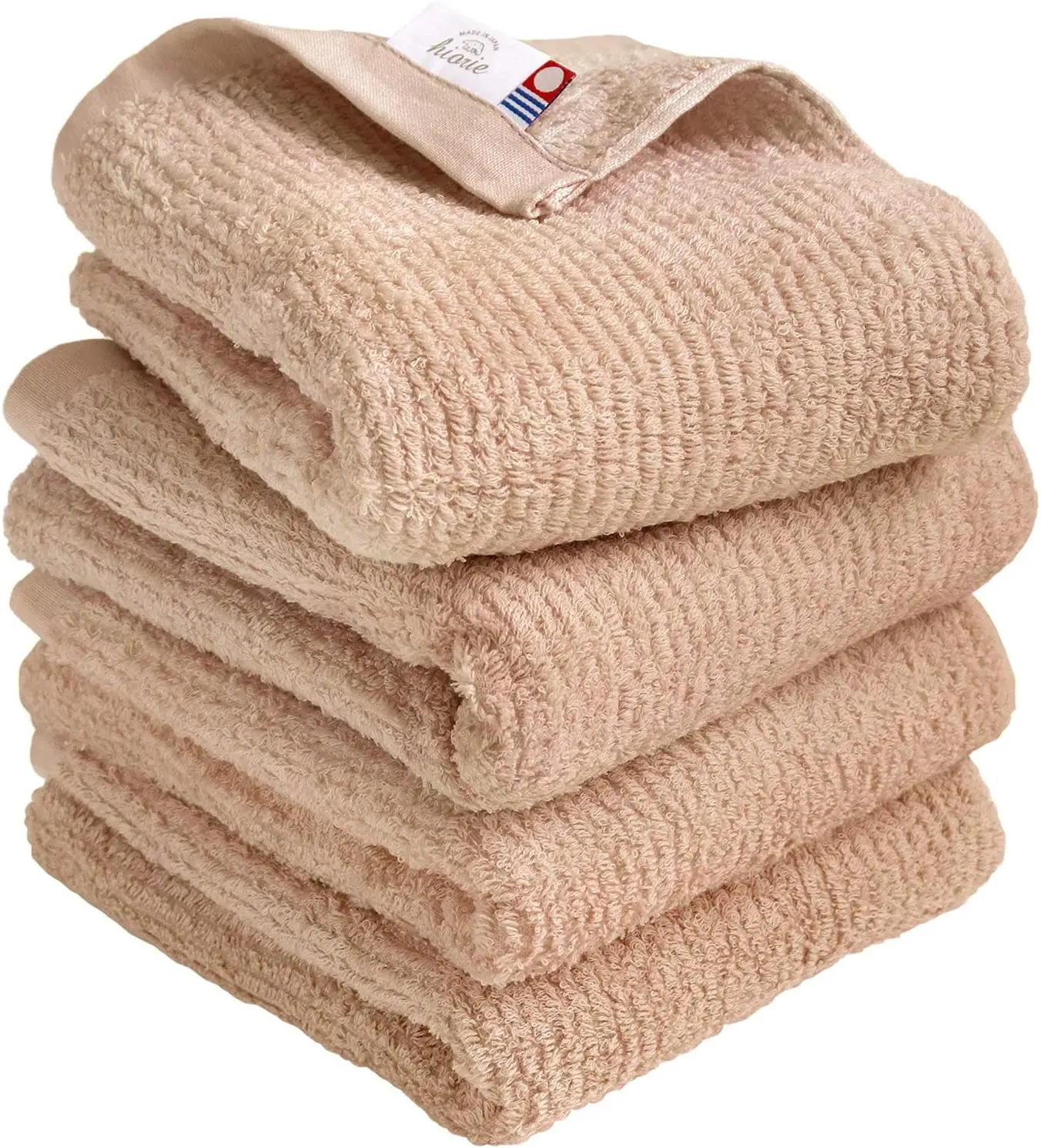 [Wholesale Products] HIORIE Imabari towel Cotton 100% Rebirth Hand Towel 34*80cm 85g 350GSM Face Towel Soft Quick Dry Brown