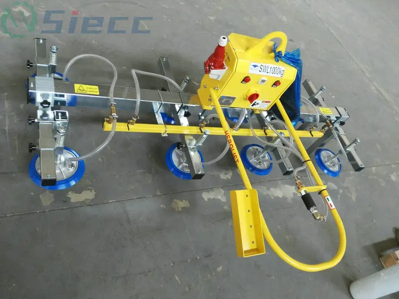Max 1000 KG load ability 300 mm diameter vacuum sucker 5 pairs vacuum lifter for sheet metal